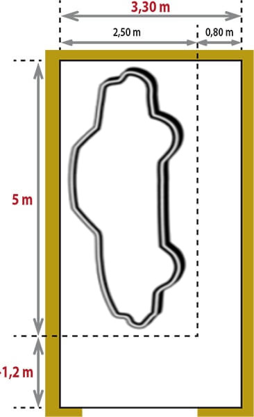 Place de stationnement normée pour personne handicapée Place de stationnement normée pour personne handicapée