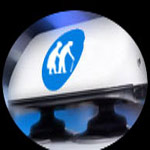 pancarte toit pour personne âgée au volent