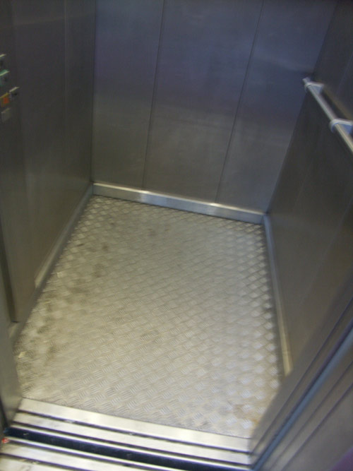 Ascenseur extérieur, dimensions intérieures