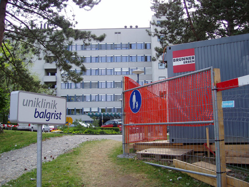 Uniklinik Balgrist entrée