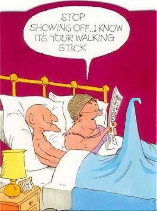 Stick to the Bed - Inutile de fantasmer, je sais bien que c'est ta canne