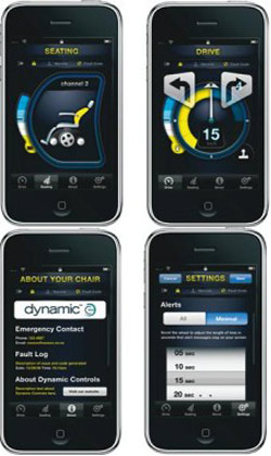 control distant d'un fauteuil roulant par Bluetooth