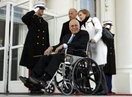 Dick Cheney lors de la ceremonie d'investiture de Barack Obama