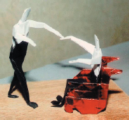 Danse en fauteuil roulant... tout en papier Origami Danse en fauteuil roulant... tout en papier Origami