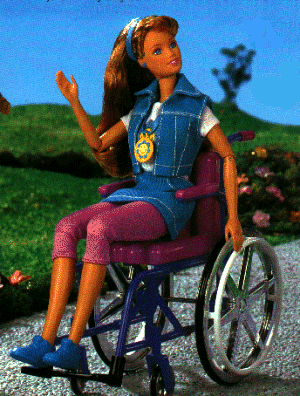 Becky, une Barbie en fauteuil roulant Becky, une Barbie en fauteuil roulant