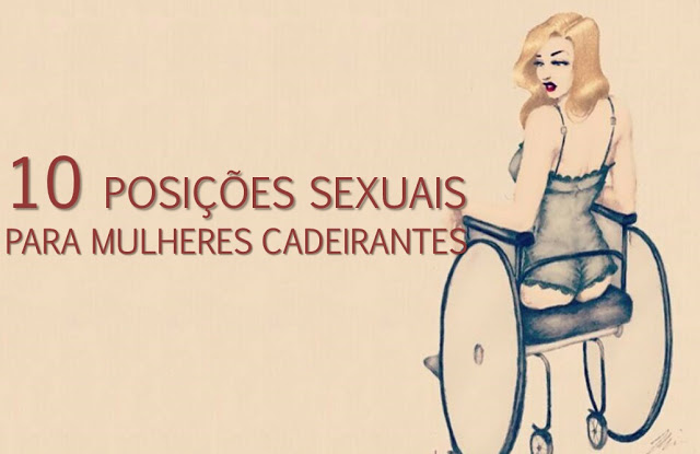 Posições sexuais indicadas para mulheres cadeirantes