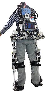 MindWalker exosquelette port vu de dos